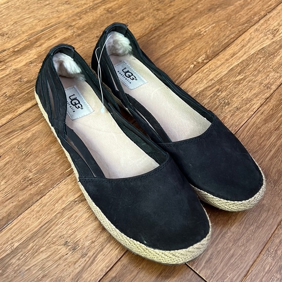UGG Shoes - NEW UGG Women’s Cicily Slip-one Black Nubuck sz 8